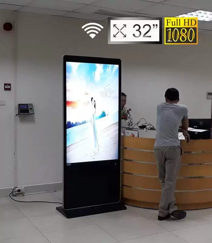 Màn hình quảng cáo LCD SAMSUNG / LG chân đứng 32 inch