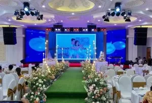 Cách lựa chọn màn hình led tiệc cưới phù hợp với không gian của bạn  