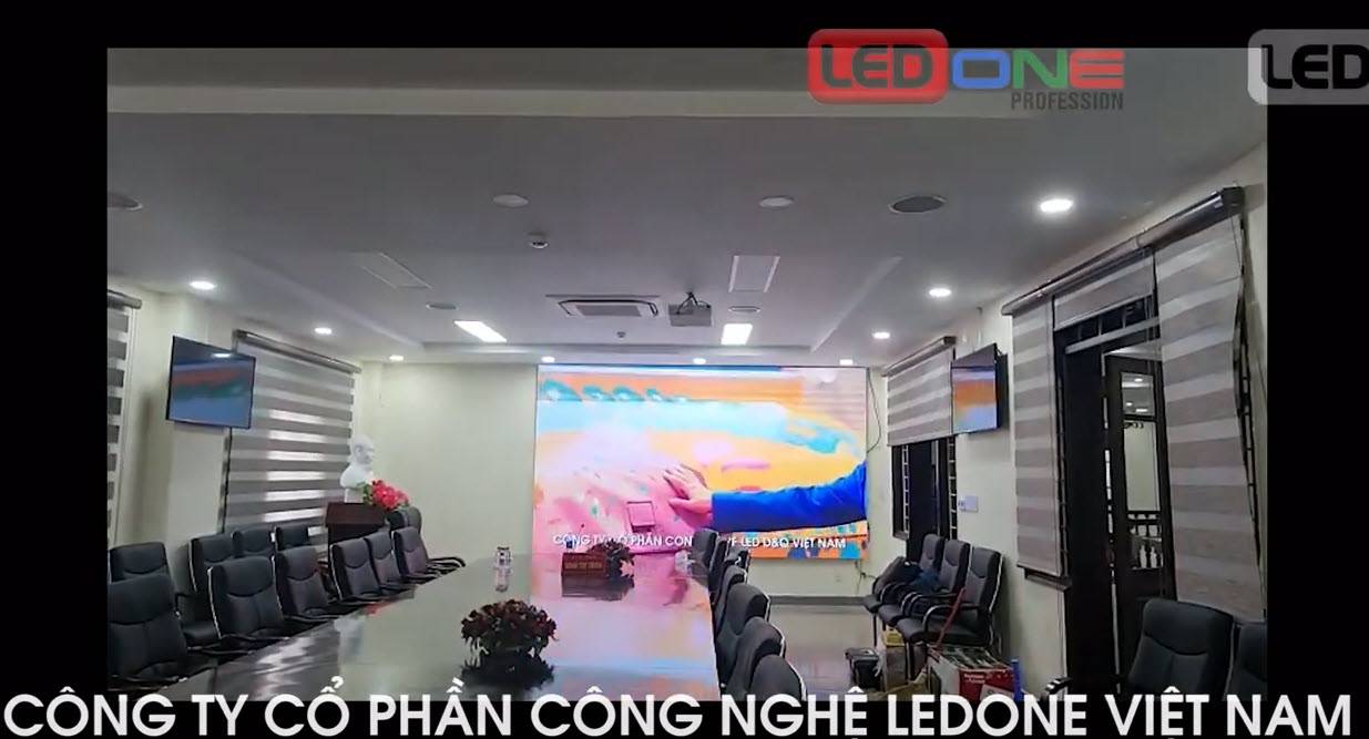 Thi công màn hình Led P3 trong nhà tại kho bạc tỉnh Bình Định  