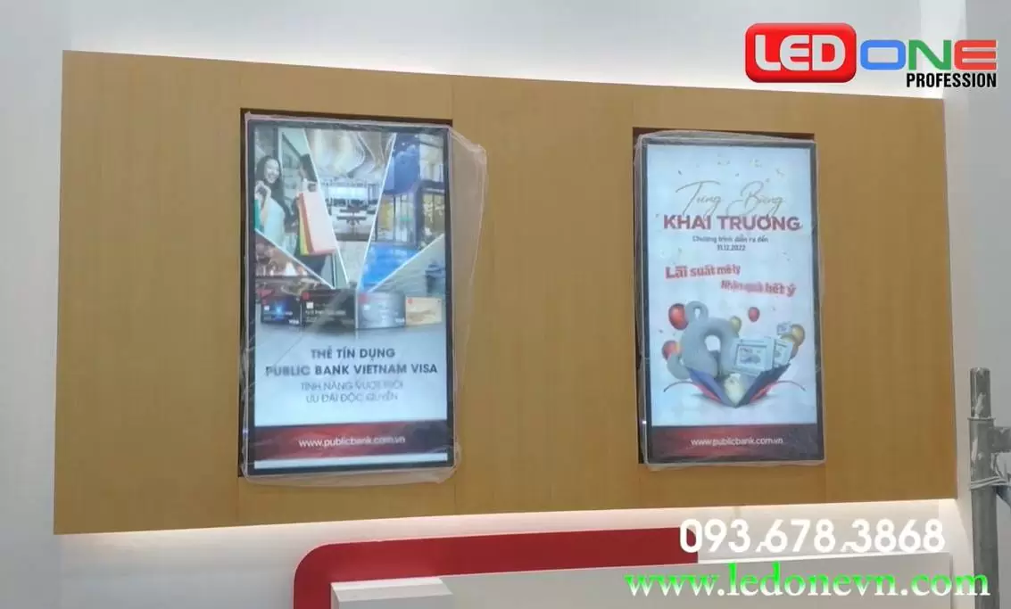 Lắp đặt màn hình quảng cáo LCD 100 inch cho cục Hậu Cần số 5 Nguyễn Tri Phương, Hà Nội  