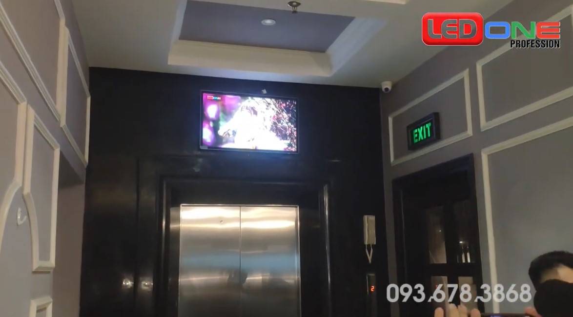 Thi công màn hình quảng cáo treo tường 32" tại căn hộ Osimi Phú Mỹ - Vũng Tàu  