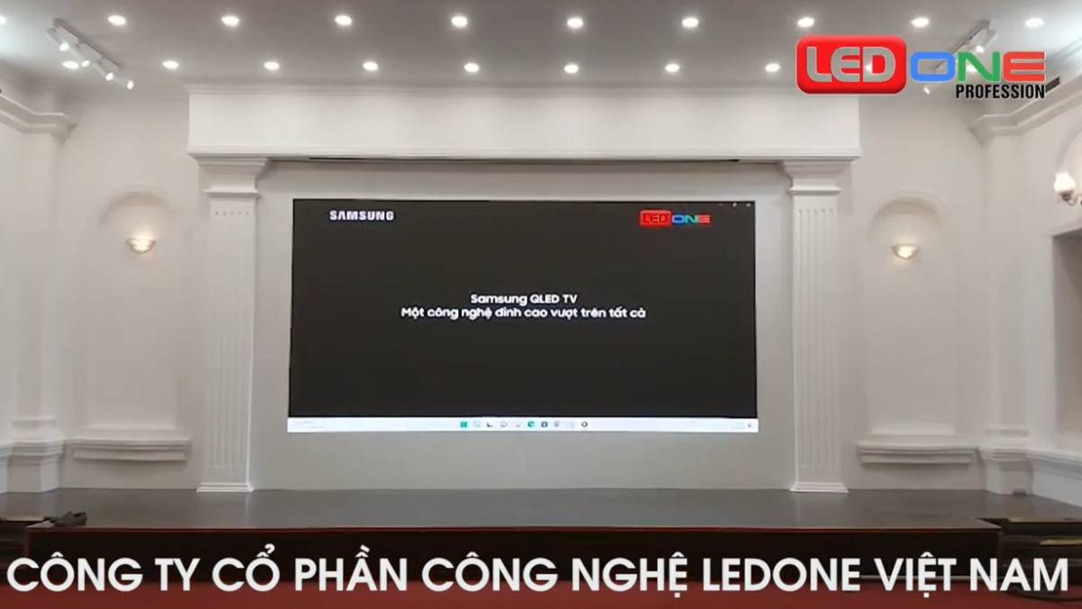Thi công màn hình Led P3 tại Triển Lãm Phụ Nữ số 20 Thụy Khuê, Tây Hồ, Hà Nội  
