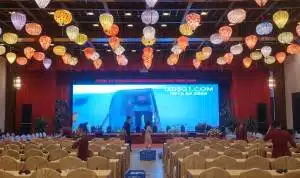 Lắp đặt màn hình Led P3 tại nhà hàng tiệc cưới Thủy Nguyễn - Hà Nội - 17.000.000 VNĐ/m2  