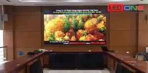 Thi công Lắp đặt 12 màn hình ghép 43 inch cho trường Cấp 2 Hồng Bàng - Hải Phòng  