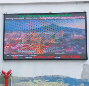 Thi công màn hình LED Ngoài Trời P4 Tại Làng văn hóa 54 Các Dân Tộc Việt Nam  