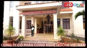 Thi công màn hình Led P2.5 trường THPT Trần Phú  